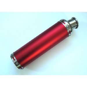 SCOOTER GY6 49cc 50cc MOPED GO KART PIT POKET BIKE RED EXHAUST MUFFLER 