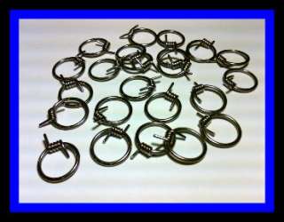 COMPLETE BODY PIERCING KIT ~ 14g BARBED WIRE Captive Bead Ring 7/16 