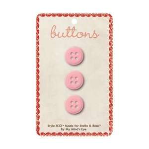  My Minds Eye Stella & Rose Gertie Buttons Little One; 6 Items/Order 