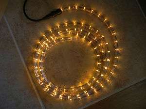 10 feet of 12V LED YELLOW AMBER Lighting Rope Lights   EXPEDITED 