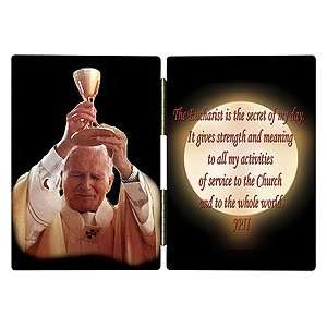  Pope JPII  Chalice Diptych Patio, Lawn & Garden