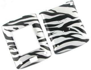 Solid Plastic Phone Design Case 2D Silver Zebra For LG Lotus LX600 