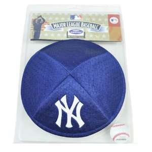   York NY Yankees Clip Pro Kippah Kipa Yamaka Navy Blue White Yarmulke