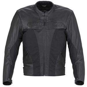  Alpinestars P Rock Leather Jacket   60/Black Automotive
