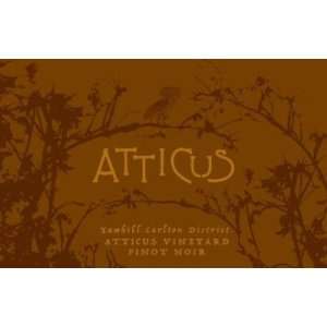  2008 Atticus Atticus Vineyard Yamhill Carlton Pinot Noir 