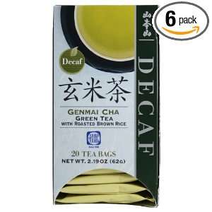 Yamamotoyama Decaffeinated Roasted Brown Rice Tea Genmai Cha, 2.19 