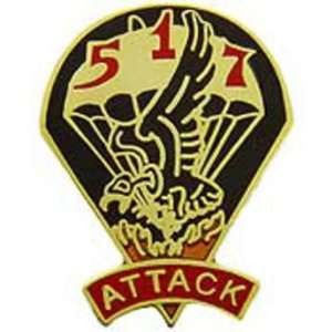  U.S. Army 517th Airborne Infantry Regiment Pin 1 Arts 