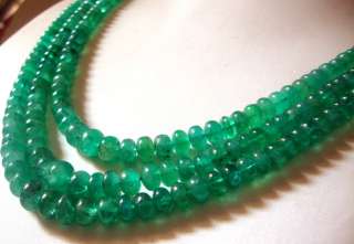   ██ █ ██ █397 CTS EXTRAORDINARY ZAMBIAN EMERALD NECKLACE