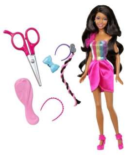   Barbie Hairtastic Cut & Style African American Doll 