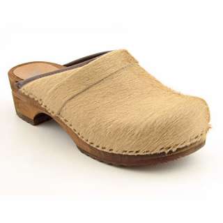 Sanita Wood Caroline Womens SZ 6.5 Brown Tan Clogs Shoes  