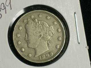 1899 Full Liberty V Liberty Nickel (1111 30)  