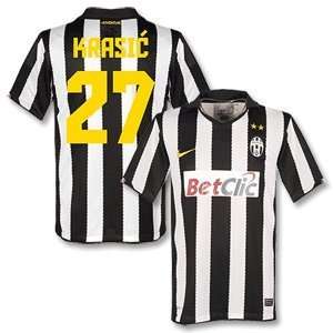 10 11 Juventus Home Jersey + Krasic 27 (Fan Style)  Sports 
