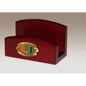 Miami Hurricanes Business Card Holder