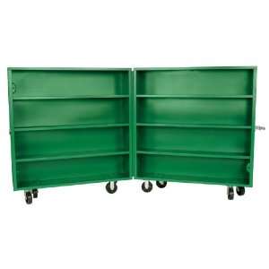   Cabinets 58 High Bi Fold Utility Cabinet with 12 Wheels Included 5860