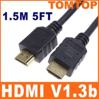 5M 5FT 1080P V1.3b Gold Video HDMI Cable Wire For PS3  