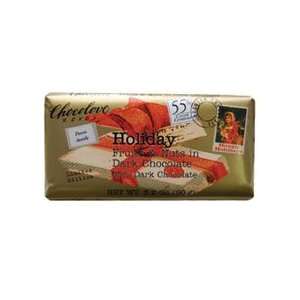 Chocolove Xoxox BAR,HOLIDAY CLOCOLATE 3.2 oz. (Pack of 12)  