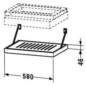  Duravit 2nd Floor Shelf (6440)