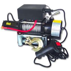 12V 9,500lb Electric Winch 5.5Hp with Cable Remote  