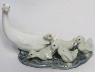 RETIRED DISCONTINUED LLADRO 1307 BABY DUCKLINGS LITTLE DUCKS AFTER 