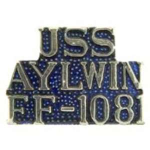  U.S. Navy USS Aylwin FF 108 Pin 1 Arts, Crafts & Sewing
