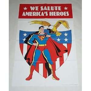  Golden Age Superman American Bald Eagle Promo DC Comic Book 