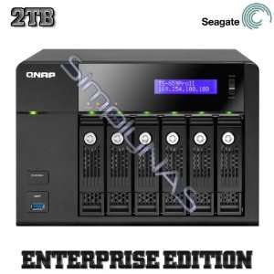  QNAP TS 669 PRO 6TB (3 x 2000GB) 6 Bay NAS Integrated with 