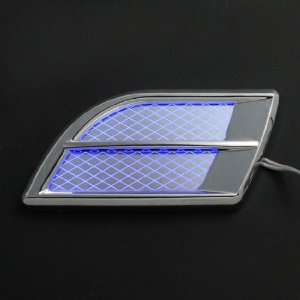 Chrome Plating Blue LED Roadster Coupe Turbo Racing Car SUV Truck Air 