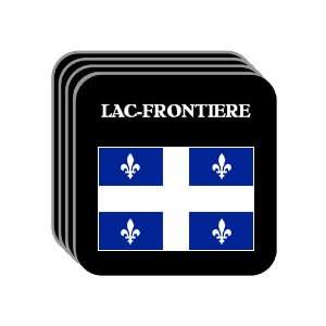  Quebec   LAC FRONTIERE Set of 4 Mini Mousepad Coasters 