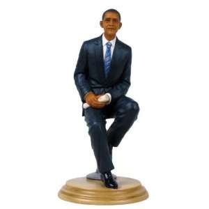   Seated President Barak Obama Multicolor Figurine