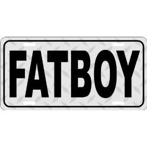 Fat Boy Motorcycle License Plate