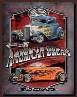 Nostalgic Tin Metal Sign   1950s American Dream #1534  