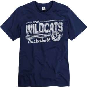  Villanova Wildcats Navy Escalate Basketball Ring Spun T 