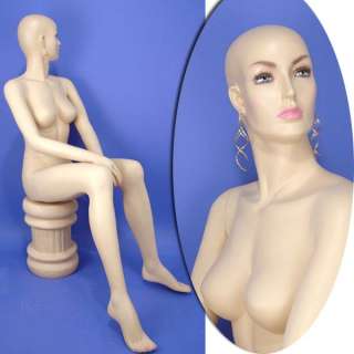 Brand New Sitting Female Mannequin A 25N with Wig# 8339  