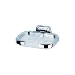   7156 Wall Mounted Soap Dish with Chrome Holder 7156