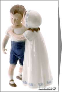 Bing & Grondahl LOVE REFUSED   BOY AND GIRL   1614  