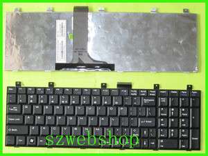 MSI GX620 MS 1651 GX630 MS 1652 GX640 US Keyboard new  