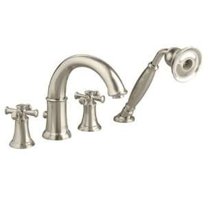 American Standard 7420.921.295 Portsmouth Deck Mount Tub Filler with 