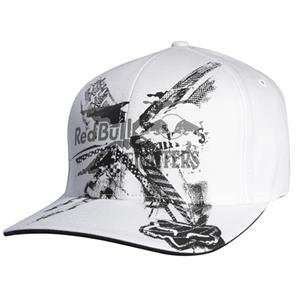  Fox Racing Red Bull X Fighters Exposed Flexfit Hat   Large 