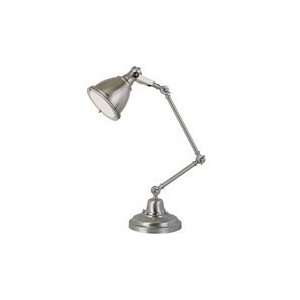   Table Lamps RTL 7526 1 Lt Table Lamp Brush Nickle