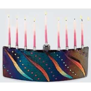  Judaica TB MEN 360 15 x 8 Dancing Flames Menorah