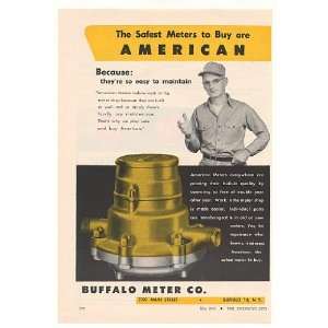    1955 Buffalo American Meter Safest Meters Print Ad