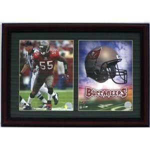 Derrick Brooks of the Tampa Bay Buccaneers in Two 8 x 10 Photographs 