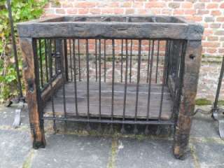 17TH CENTURY STYLE MEDIEVAL DUNGEON MAN / PUPPY CAGE  