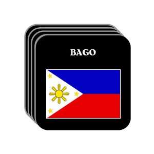  Philippines   BAGO Set of 4 Mini Mousepad Coasters 