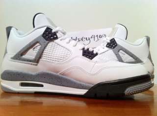 AIR JORDAN 4 RETRO SZ 12 CEMENT GREY concord 3 10 chicago 2012 spizike 