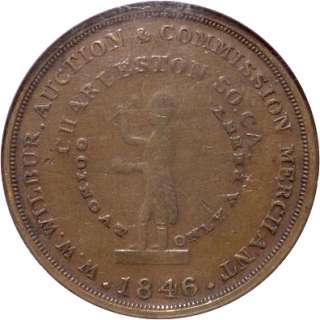 1846 Slave Auctioneer Token NGC Certified  