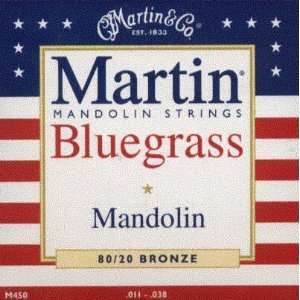   Bluegrass Mandolin 80/20 Bronze Wound 8 String, .011   .038, M 450