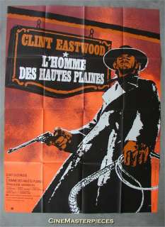 HIGH PLAINS DRIFTER * FRENCH 1 PANEL ORIG MOVIE POSTER  