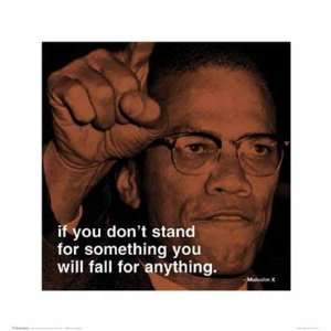  Malcolm X   iPhilosophy   Stand for Something MUSEUM WRAP 
