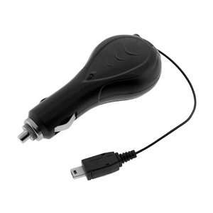 Retractable Cell Phone Car Charger for HTC SHADOW / HTC TOUCH / 5800 